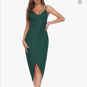 Women's V Neck Cocktail Dress